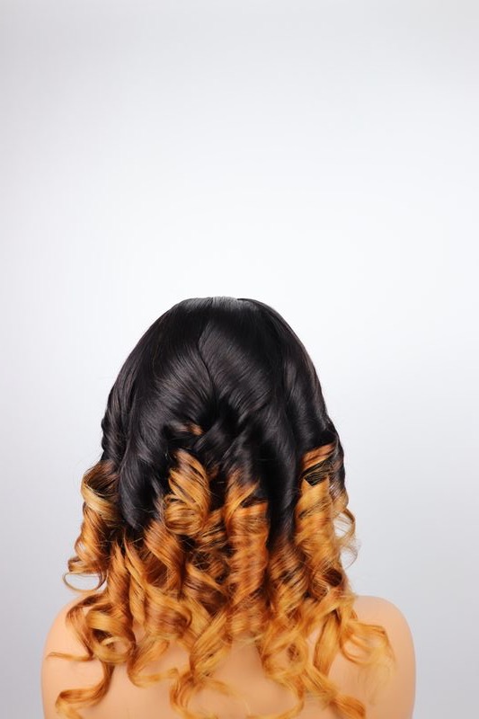 Curly ombre front